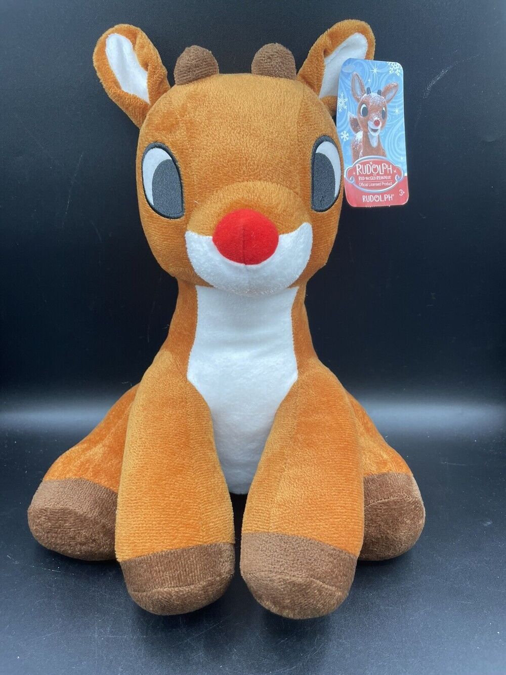Rudolph The Red Nosed Reindeer 13.5 Inch Plush NWT Just Play